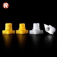 Buse en plastique avec bouchon anti-effraction, bec verseur flexible anti-déversement, bouchon à vis