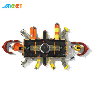 معدات ترفيهية بتصميم سفينة قراصنة MT-HDD004، زحليقة آمنة للأطفال مصممة باحترافية، ملعب خارجي - Product Image 3