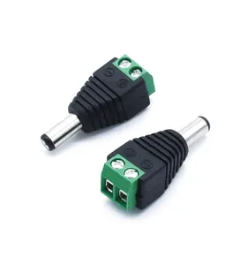 Screw Plug Cord Female 10A 2 pin CCTV 12V male magnetic Power cable cord jack charger adapter DC barrel Connector
