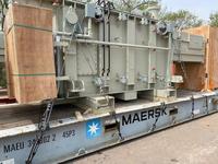Transformateur de puissance triphasé immergé dans l'huile, structure à bobine ronde, 50Hz, 11kV à 110V pour