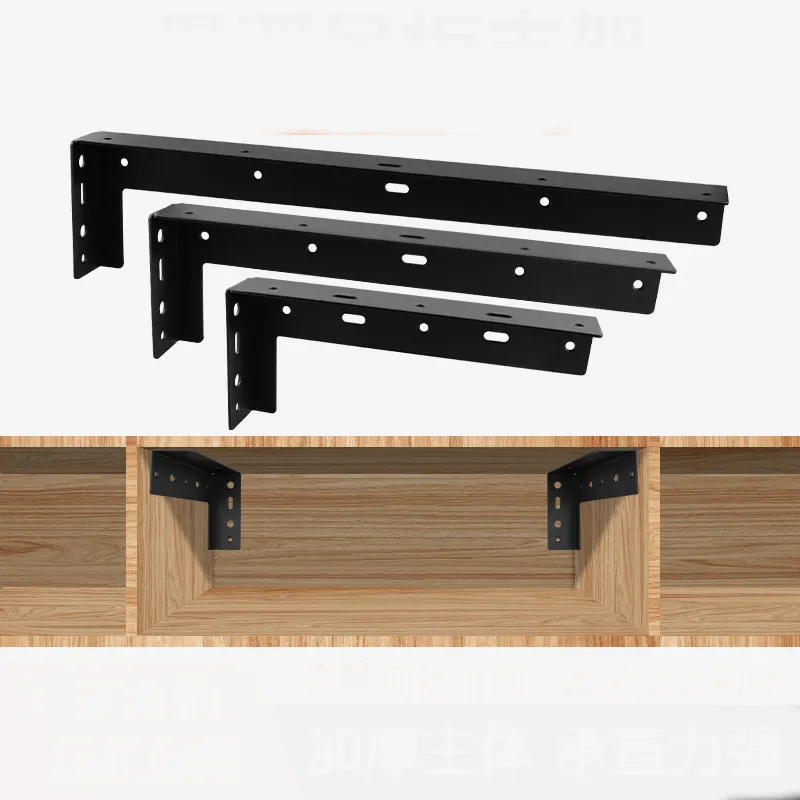 Individuelles Design Möbel Edelstahl Hochleistungshalterung hängende Wand Küchenschrank versteckter L-förmiger Trägerahmen