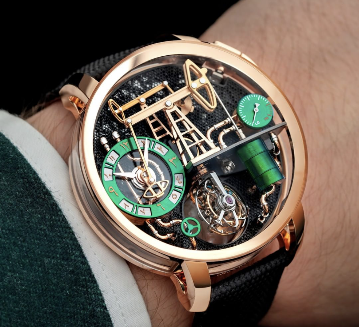 jacob co tourbillon movement watch