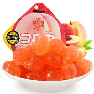 ร้อนขาย <span class=keywords><strong>UHA</strong></span> น้ําผลไม้ลูกอมรสพีชระเบิดเยื่อเบอร์รี่เหนียว 52g - Product Image 4