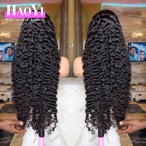 Parrucca Raw Burmese Deep Curly Wave, Indian 13x6 Glueless Full HD Lace Front, in Capelli Umani Naturali Brasiliani Vergini - Product Image 3