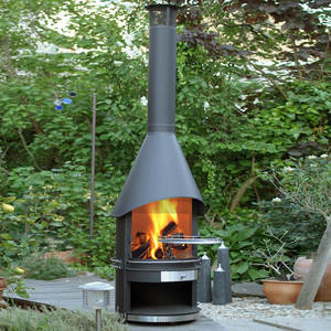 Modèles de barbecue en acier corten portable pliable barbecue grill <span class=keywords><strong>table</strong></span> de barbecue avec foyer - Product Image 2