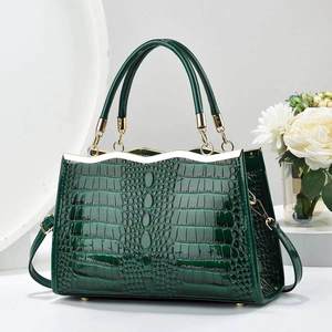 Bolso <span class=keywords><strong>Tote</strong></span> de Hombro Clásico de Gran Capacidad con Estampado Personalizado, Bolso de Piel de Cocodrilo para Mujer, Bolsos de Mano de Diseñador de Lujo para Damas - Product Image 1