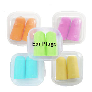 سدادات أذن فوم على شكل جرس قابلة للتخصيص سدادات أذن للنوم مع حقيبة حمل - Product Image 5