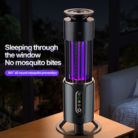 Lampe anti-moustiques rechargeable par USB, écologique, portable, pour le camping, lampe anti-insectes, lumière UV pour