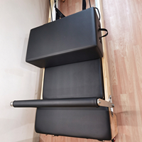 Repose-pieds réglable en bois d'érable 2-en-1 pour Pilates Reformer Trapeze Tower – Équipement de fitness pour le renforcement du tronc