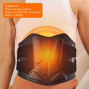 Ceinture de massage chauffante sans fil avec logo personnalisé, rechargeable par USB, vibration, pour le bas du dos, chauffe-ventre, soutien lombaire - Product Image 3