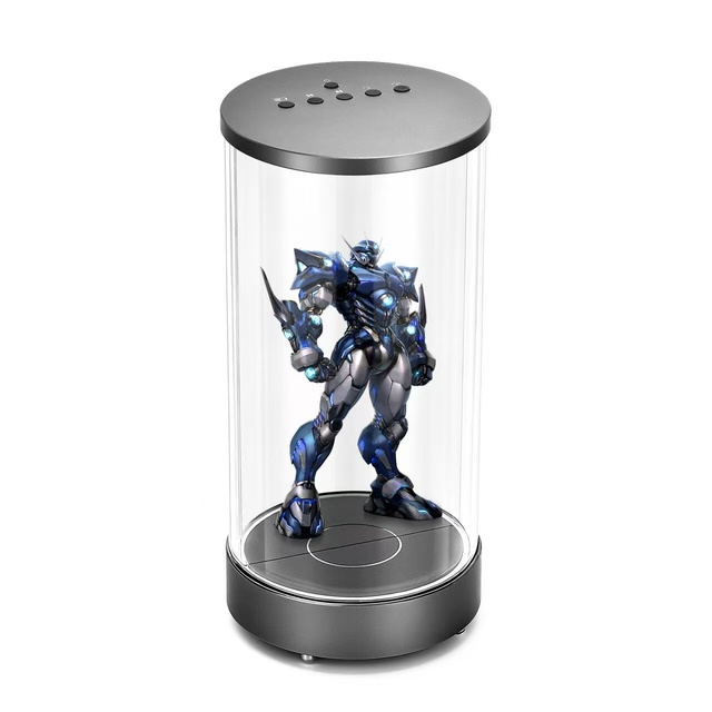 FYD-09 7 Inch 3D Hologram Cylinder Box Desktop Advertising Player Android 13