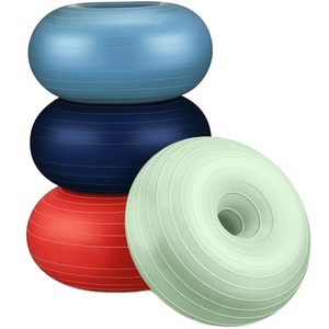 Anti-Burst PVC Soft Eco-Friendly Yoga Round Ball Balance <strong>Trainer</strong> for Core Strength Stability Exercise Home Fitness Equipment - Product Image 1
