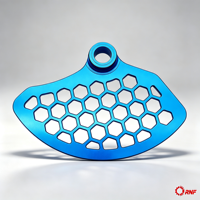 Protection de disque de frein avant compatible avec la moto tout-terrain électrique Sur-Ron Light Bee X, ensemble de pièces durables en aluminium CNC alvéolé