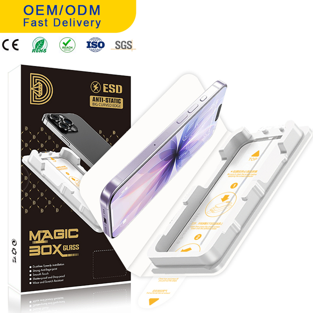 Automatic Lamination Dustproof Installation Kit Protector Easy Install Magic Glass Box ScreenProtector for iphone 17 16 15 14 13