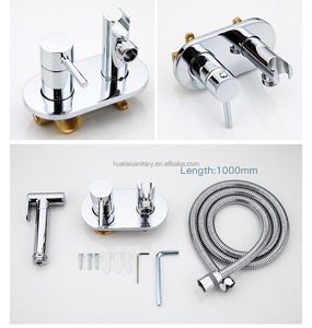 Wall Mounted Hung <strong>Bidet</strong> <strong>Shower</strong> <strong>Sprayer</strong> Hot Cold Water Handheld <strong>Bidet</strong> <strong>Sprayer</strong> for Toilet - Product Image 6