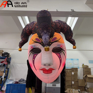 Cabeza de <span class=keywords><strong>Payaso</strong></span> Inflable Gigante para Publicidad con Tela Oxford, Luz LED y Control Remoto, Fácil de Instalar para Uso en Exteriores en Halloween - Product Image 5