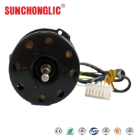 Moteur asynchrone monophasé Sunchonglic haute vitesse en cuivre pour ventilateur électrique 50Hz, pour utilisation sur pied de table et au plafond, avec condensateur