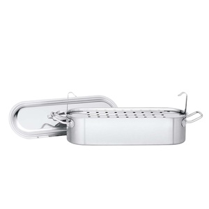 <span class=keywords><strong>Set</strong></span> di bracconiere per pesci da 18 pollici in acciaio inossidabile da 3 pezzi di pentole Premium - Product Image 1