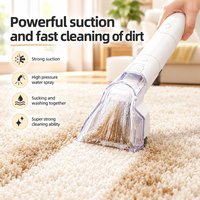Aspirateur professionnel portable multifonctionnel pour canapé, usage domestique et hôtelier, fonction humide et sèche, électrique vertical sans sac