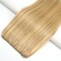Extensiones de Cabello Humano Natural con Plumas de Ala, Método Face Line, Extensiones de Cabello Humano con Plumas, Extensiones de Cabello con Trama de Plumas 100% Reales