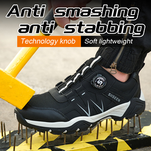 Leggero Anti-slip funzione traspirante europeo Standard in acciaio puntale prezzo di fabbrica <span class=keywords><strong>scarpe</strong></span> di sicurezza per gli uomini di lavoro - Product Image 2
