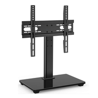 Support de télévision universel pivotant pour table, pour téléviseurs LCD LED 4K à écran plat de 32 à 65 pouces, support de télévision réglable en hauteur
