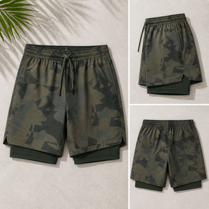 Sportswear Men Custom Logo Quick Dry 2 in 1 <b>Shorts</b> Running Gym Camo <b>Compression</b> Boxing Gym <b>Shorts</b> MenMen's Waterproof Swim <b>Short</b> - Product Image 2