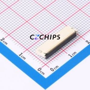 FPC-0.5HF-30PWBR-H20 FFC/FPC Connector SMD,P=0.5mm,Connector Flip Cover Type Double Side Contact / Top Bottom Contact 30P 0.5mm - Product Image 2