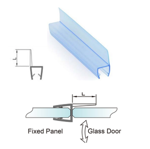 Bande d'étanchéité pour porte en verre 6/8/10/12 mm, bande d'étanchéité transparente pour porte <span class=keywords><strong>de</strong></span> <span class=keywords><strong>douche</strong></span>, accessoire <span class=keywords><strong>de</strong></span> salle <span class=keywords><strong>de</strong></span> bain, étanchéité étanche pour <span class=keywords><strong>douche</strong></span> - Product Image 1