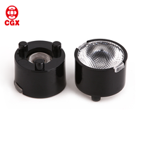 Lente Óptica de 120 Grados, 10.8x7mm, Soporte Negro, Material PMMA, Compatible con LED Infrarrojos, Placa PCBA para Cámara CCTV, RoHS