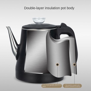 Bouilloire Électrique Sans Fil Pliable en Acier Inoxydable 1,8 L 1800 W avec Contrôle Numérique, Arrêt Automatique et Protection Anti-Ébullition à Sec pour Usage Domestique - Product Image 6