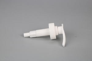 หัวปั๊มโลชั่นพลาสติก SY 33/410 สำหรับขวดสบู่เหลวแบบกด มีจุกปิดพร้อมคุณสมบัติเปิดง่าย ป้องกันการหก สีขาว - Product Image 3