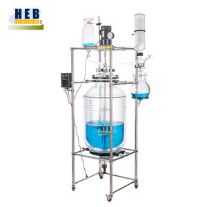 HEB-200L 200L حجم كبير مفاعل زجاجي مغلف - Product Image 6