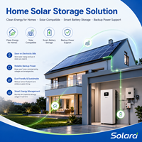 Batería Solar Apilable LiFePO4 de 10kWh para Apartamentos, de Grado Industrial, Carcasa Reforzada, Bajo Costo, Fuera de la Red