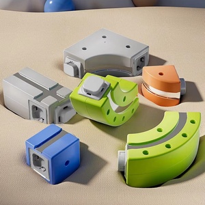 Pistas de Carreras de Plástico, Material Ecológico, Escala 1:4, Pista de Ensamblaje DIY para Niños, Rompecabezas Infantil, Succión Magnética Eléctrica de Alta Potencia - Product Image 4