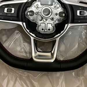 <span class=keywords><strong>Volante</strong></span> de Cuero Negro para Volkswagen VW Polo 6 5, VW Polo <span class=keywords><strong>Golf</strong></span> R 6 7 8 MK6 MK7 <span class=keywords><strong>GTi</strong></span> Passat B7 B8 - Product Image 6