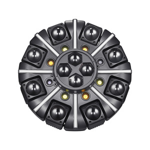Luz Estroboscópica LED de 180W, Cabezal Móvil con Haz de Luz, Luces para Bodas, Navidad, <span class=keywords><strong>DJ</strong></span>, Discoteca, Fiestas, DMX512, Equipo para Espectáculos - Product Image 2