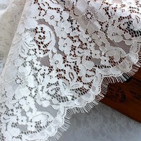 Stock 1.5*1.5M soie coton fil dentelle tissu tricoté Jacquard tissu vêtements accessoires en gros pour les robes des femmes