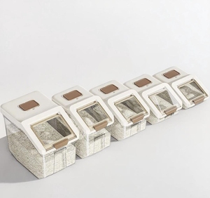 Taza medidora <span class=keywords><strong>para</strong></span> <span class=keywords><strong>gatos</strong></span>, recipiente <span class=keywords><strong>para</strong></span> mascotas abierto fácilmente, tarro de golosinas <span class=keywords><strong>para</strong></span> comida seca <span class=keywords><strong>para</strong></span> perros, cubo <span class=keywords><strong>transparente</strong></span> - Product Image 1