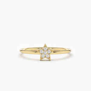 Nuevo Anillo de Oro Blanco Sólido de 14k con Diamante Natural, Estilo Étnico, Corte Brillante, Bajo MOQ, Uso Diario de Lujo, Chapado en Rodio - Product Image 3