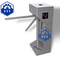 304 acier inoxydable semi-automatique trois rouleaux compteur de pièces de monnaie trépied tourniquet trois bras porte empreinte digitale tourniquet IP65