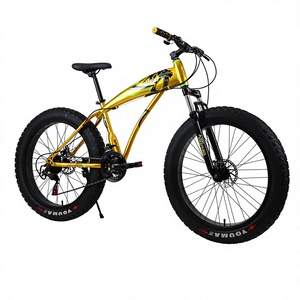 Nuovo Modello Bici Fat Bike per Adulti da 26 Pollici, 21 Velocità, Telaio in Acciaio ad Alto Tenore di Carbonio, Pneumatici Grandi da <span class=keywords><strong>4</strong></span>.0 Pollici, Bici da Neve per Adulti - Product Image 1