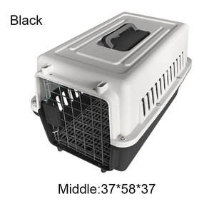 Outdoor Sportpet Design Airline Approved Wire Door Travel Carrier 58x38x35cm 4 Seasons Durable Portable <b>Plastic</b> <b>Dog</b> <b>Kennel</b> Pet - Product Image 5