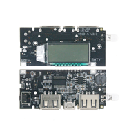 Module de batterie externe au lithium 18650 avec écran LCD, double USB 5V 1A 2.1A, carte PCB de charge rapide pour alimentation mobile DIY