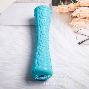 Jouet pour chien en forme de bâton à motifs TPR, durable, pour le nettoyage des dents et la mastication des chiens de petite et moyenne taille, soigneusement sélectionné par le fabricant. - Product Image 1
