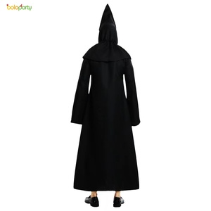 Drop Ship Cosplay di Halloween con cappuccio abito da prete Costume da mantello medievale con abiti con un Design del personaggio del diavolo - Product Image 1