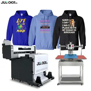 Dtf Printer T-Shirt Drukmachine Met 2 Pcs Epson I1600/I3200 Printkop