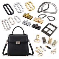Kit de quincaillerie pour sacs avec logo personnalisé, œillets, mousqueton et fermoir rotatif pour sacs à main pour femmes, couleur de placage personnalisée OEM