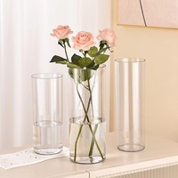 Vase de Table en Acrylique de Luxe, Vase Décoratif pour Plantes, Idéal pour la Décoration Intérieure Moderne et les Centres de Table de Mariage