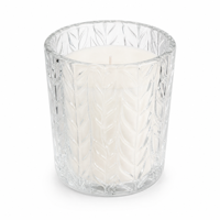Photophores en verre transparent gaufré à motifs variés, en verre épais, pour bougies chauffe-plat et votives, pour la décoration de table de mariage